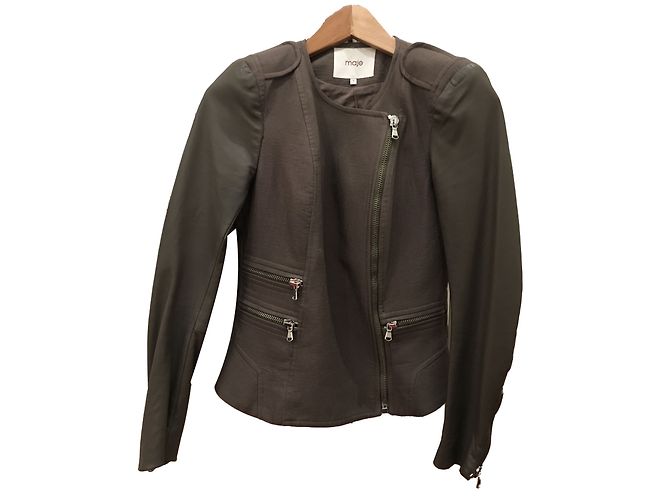 Maje Perefectos Jacket Khaki S