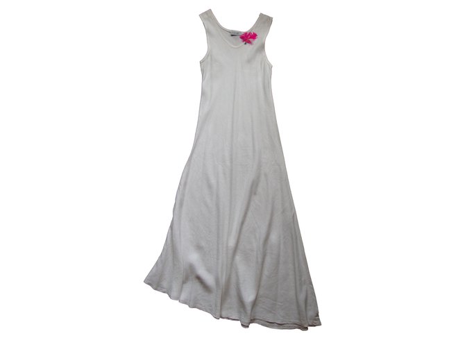 Autre Marque Dresses White Linen  ref.65119