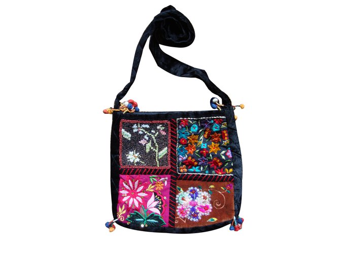 Autre Marque Handbags Multiple colors Velvet  ref.65148