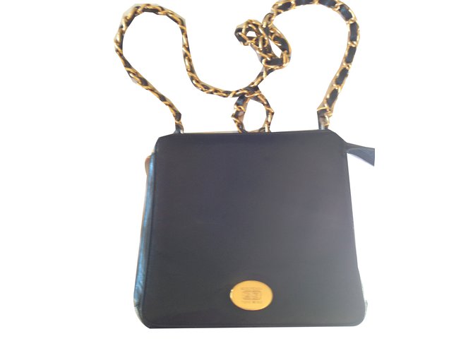 Bruno Magli Handbags Black Leather  ref.65187
