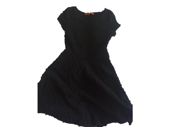 La Fée Maraboutée Robes Synthétique Noir  ref.65319