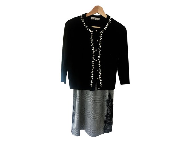 Zara Dress Black Polyester  ref.65346