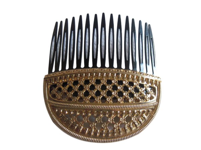 Dolce & Gabbana Hair accessories Golden Resin  ref.65476