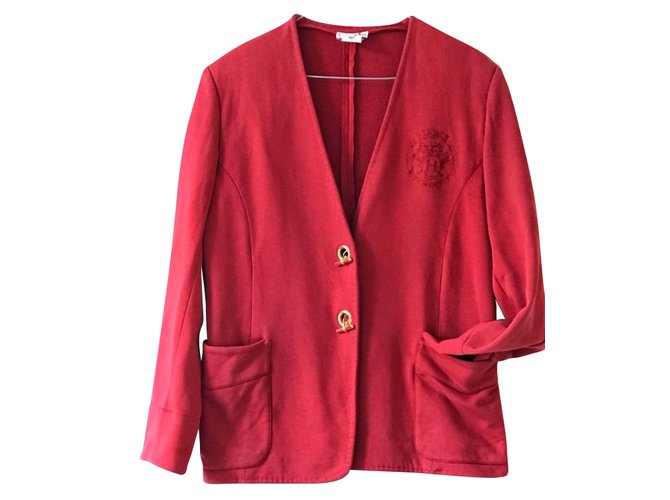 Hermès Knitwear Red Cotton  ref.65507