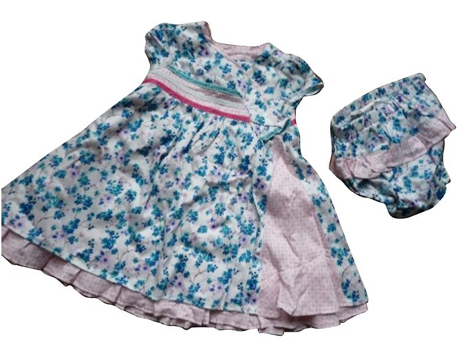 Vestido de verão Kenzo Kids e bloomer de algodão