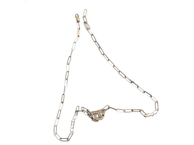 Dinh Van Necklaces White White gold  ref.65694