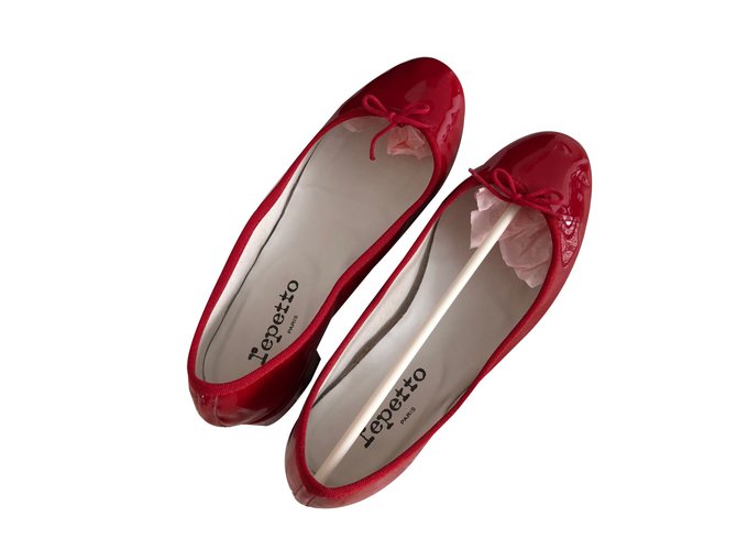 Repetto Ballet flats Red Varnish ref.65785 - Joli Closet