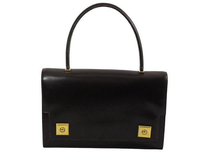 Hermès Handbags Brown Leather  ref.65819