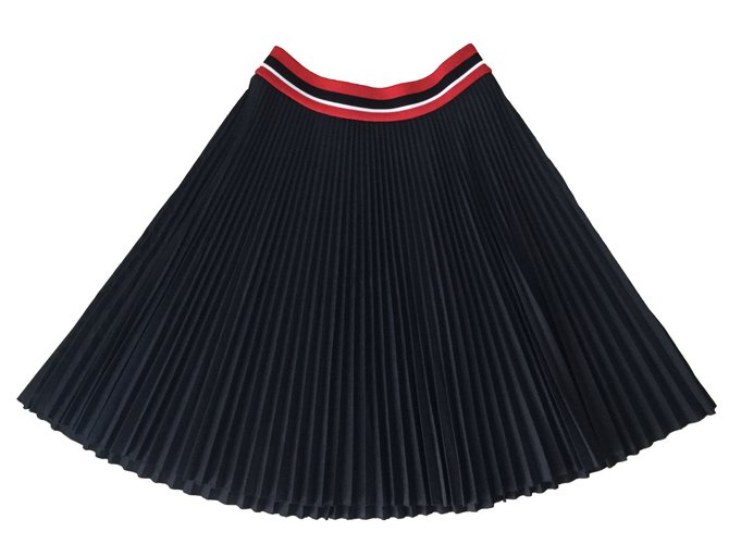 Prada Skirts Black Polyester  ref.65889