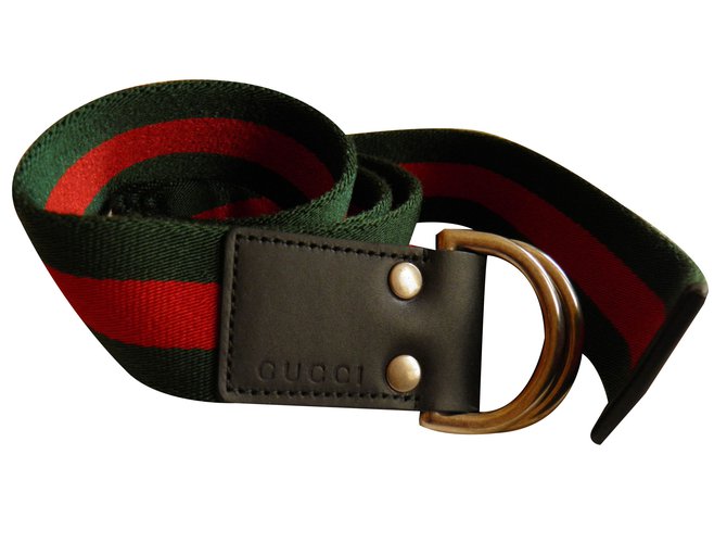 Gucci Ceinture logo Toile Multicolore  ref.65891