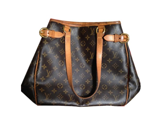 Louis Vuitton Handbags Brown Leather  ref.65927