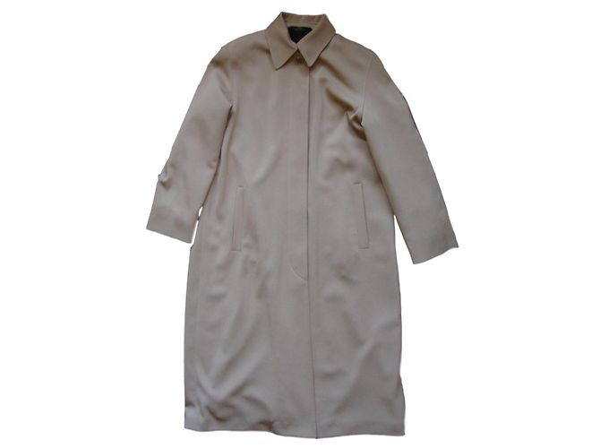 Autre Marque Cappotto in gabardine beige Marks and Spencer