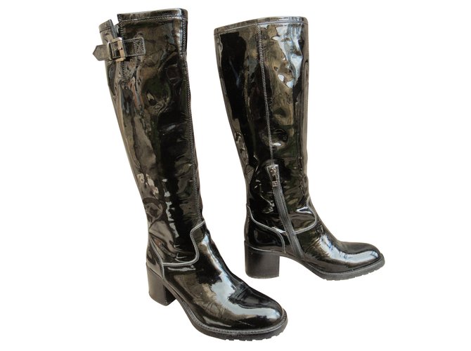 Autre Marque Boots Black Patent leather  ref.65993
