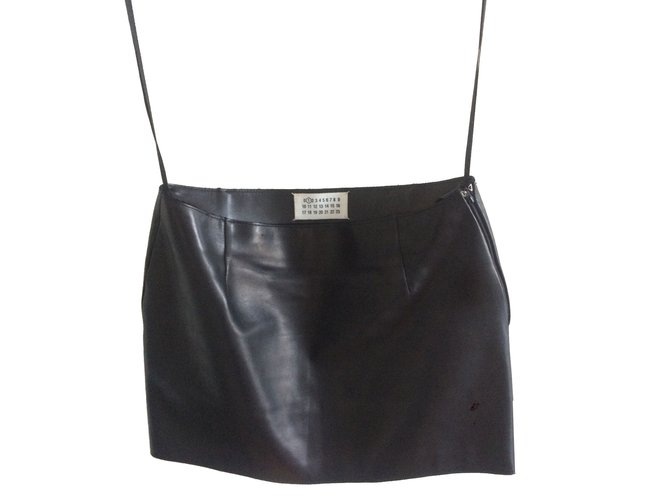 Maison Martin Margiela Skirts Black Leather  ref.66021