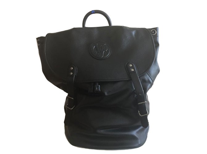 Versace Backpack Black  ref.66075