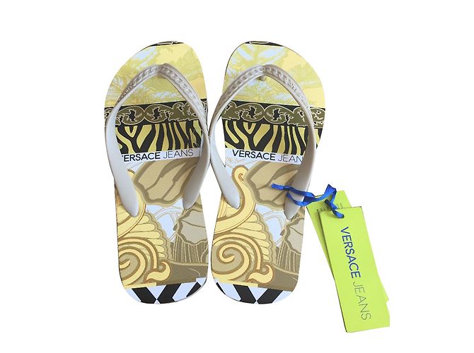 Versace chinelos unisex de tangas