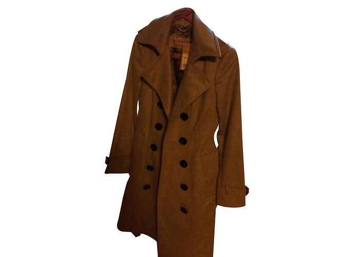 Burberry Sandringham Trenchcoat Kaschmir Grau