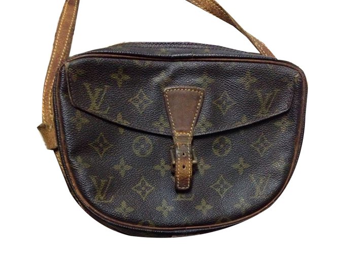 Louis Vuitton Handbags Brown Leather  ref.66121