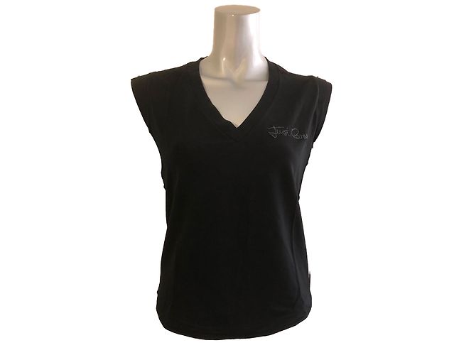 T-shirt in cotone nero Just Cavalli