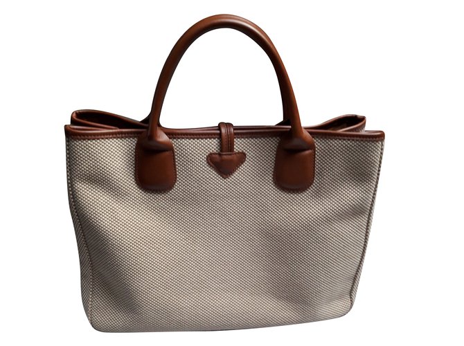 Longchamp Handbags Light brown Cloth  ref.66289