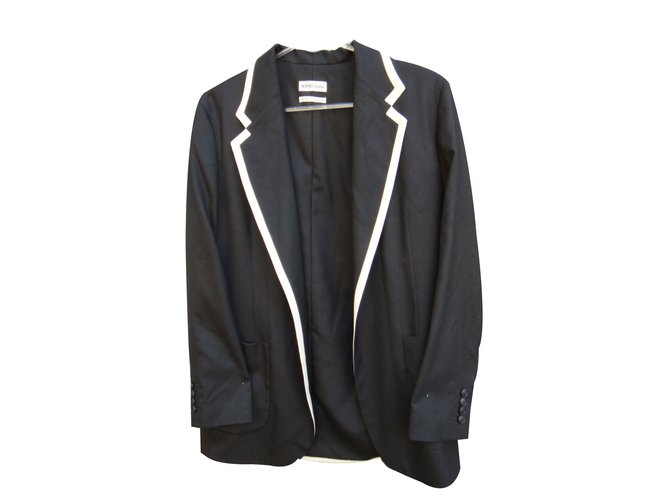 Hermès Jackets Black Silk Cashmere  ref.66338