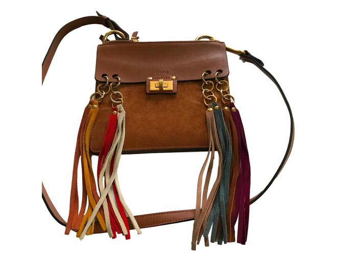 Chloé Bolsos de mano Caramelo Cuero  ref.66353