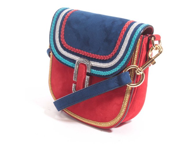 Marc Jacobs Handbags Red Blue Multiple colors Leather  ref.66357
