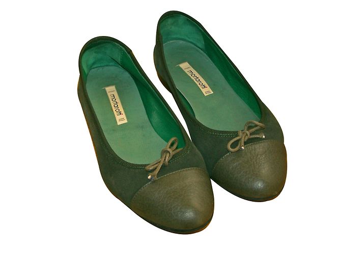 Autre Marque Bailarinas Mortarotti Verde