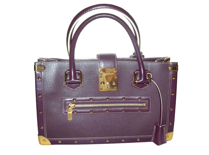 Louis Vuitton Handtaschen Pflaume Leder  ref.66431