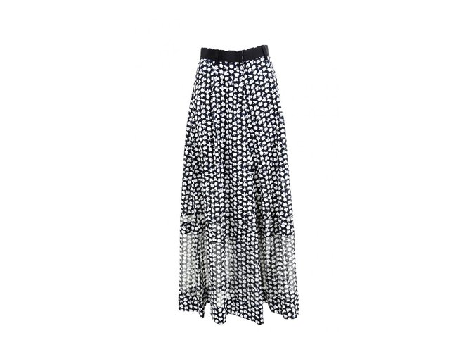 Sacai Skirt new Black Polyester  ref.66443