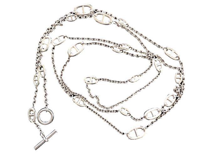 Hermès Lunghe collane Argento Argento