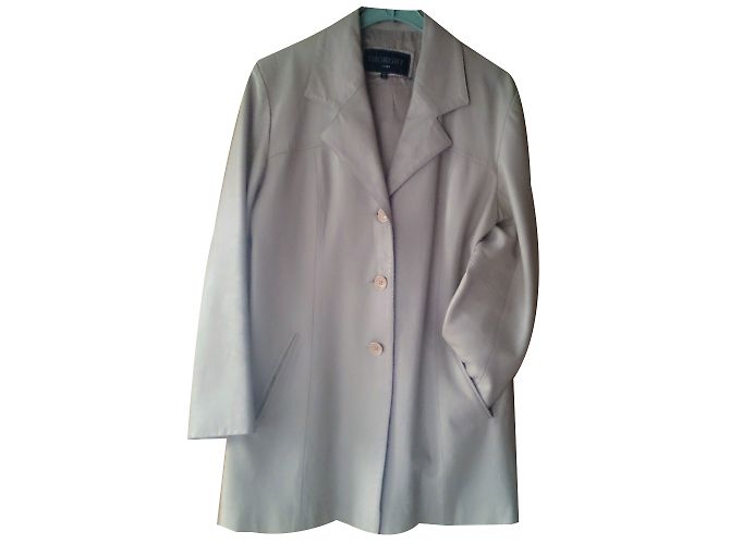 Giacca Tailleur Giorgio in Pelle Beige