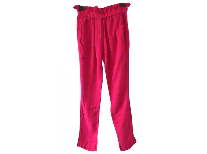 Isabel Marant Jeans Pink Silk  ref.66520