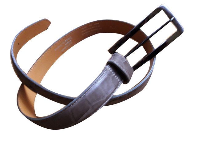 CAROLL Belts Taupe Leather  ref.66588