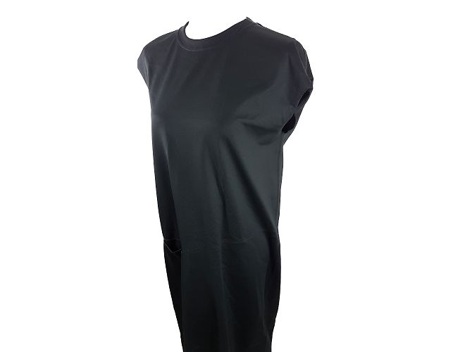 Céline Vestido en jersey de algodón Negro 