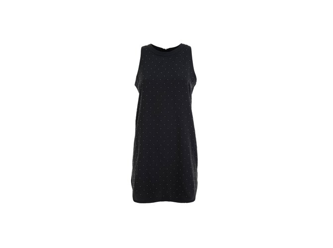 Balenciaga-Kleid mit Anhänger Schwarz Polyester  ref.66711