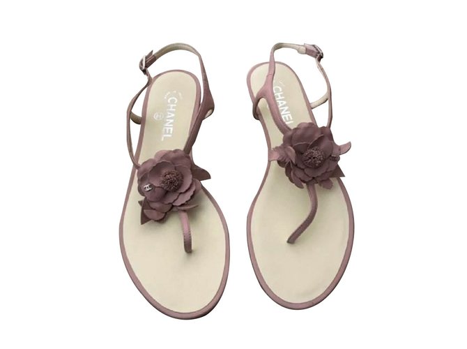 chanel camellia sandals 2018