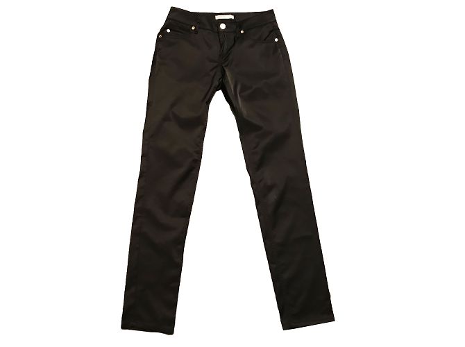 Pantalón de satén negro Liu.Jo