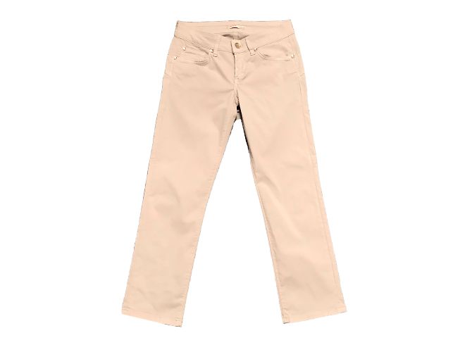 Jeans Liu.Jo Bottom Up Beige Algodón 