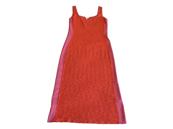 Escada Dresses Orange Cotton  ref.66871
