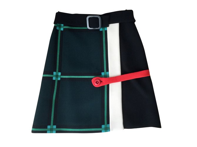 Prada Skirts Multiple colors Wool  ref.66909