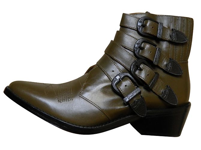 Toga Pulla Botas de tornozelo Caqui