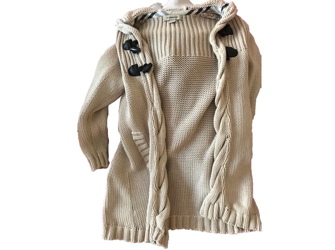 Burberry Sweaters Beige Cotton  ref.67017