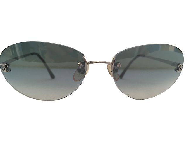 Chanel Sonnenbrille Blau