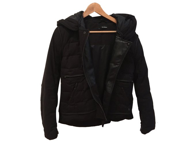 The Kooples Abajo chaqueta Negro Poliéster  ref.67091