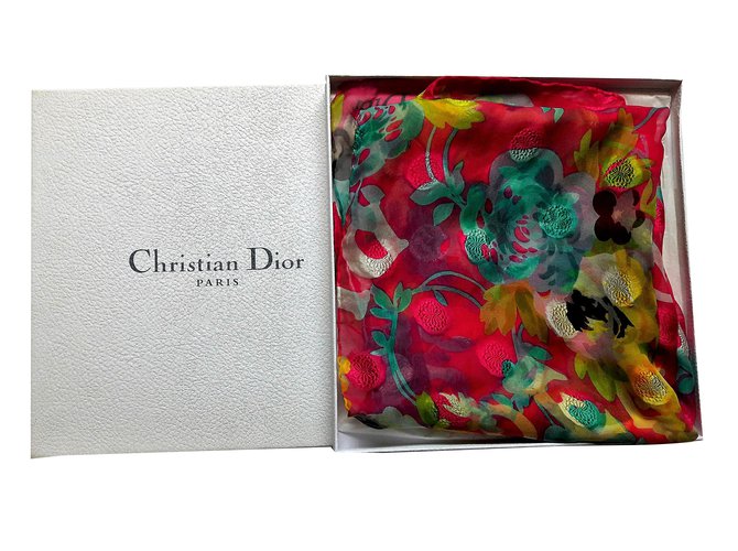 Christine Dior Vintage Scarf in store original box