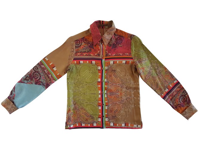 Etro maglia di seta Multicolore  ref.67113