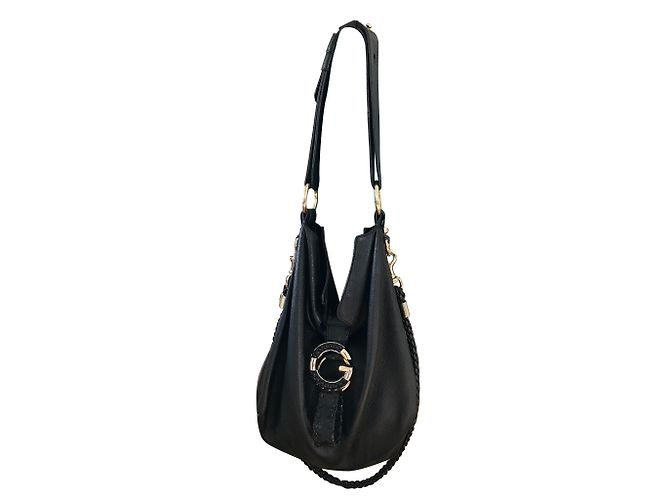 Borsa a tracolla Gucci in pelle nera Nero