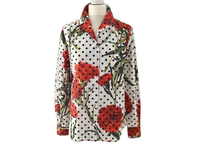 Dolce & Gabbana Tops Coton Multicolore  ref.67174