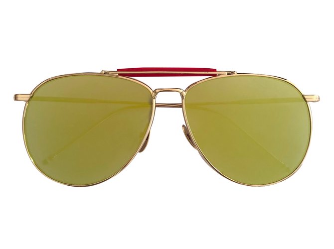 Thom Browne Golden aviator Gold-plated  ref.67203